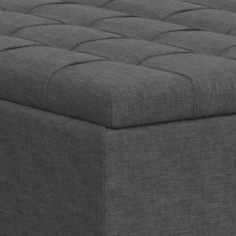 WyndenHall Elliot Large Square Coffee Table Storage Ottoman
