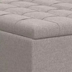 WyndenHall Elliot Large Square Coffee Table Storage Ottoman