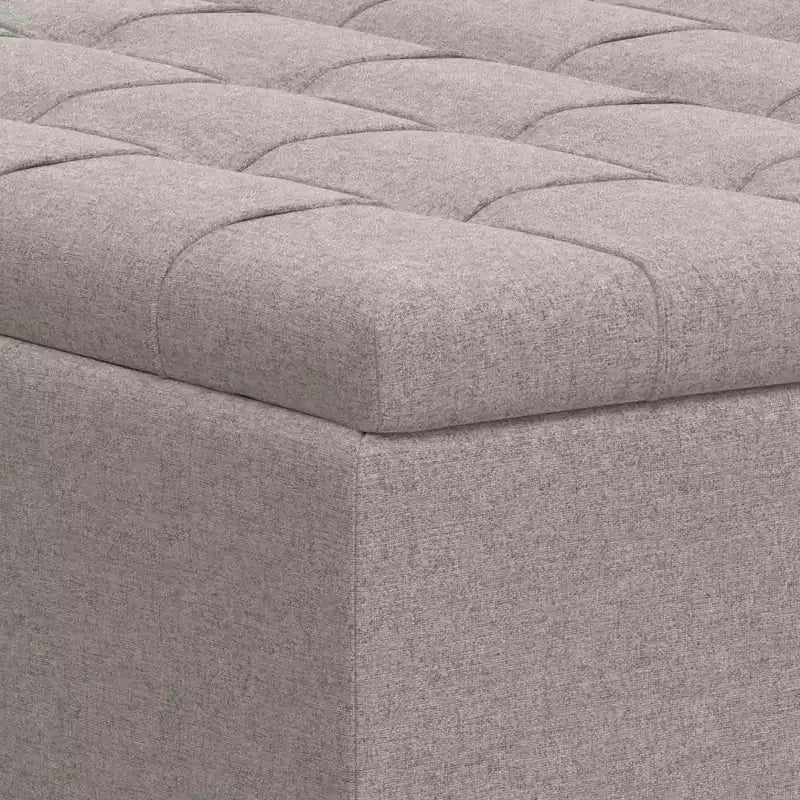 WyndenHall Elliot Large Square Coffee Table Storage Ottoman