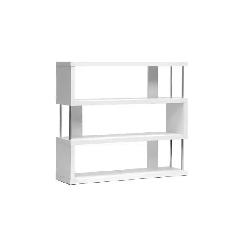 38.5" Barnes Three Shelf Modern Bookshelf - Baxton Studio