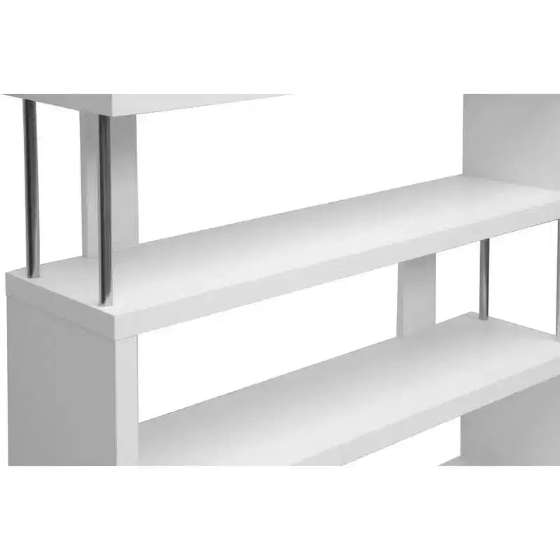 38.5" Barnes Three Shelf Modern Bookshelf - Baxton Studio