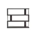 38.5" Barnes Three Shelf Modern Bookshelf - Baxton Studio