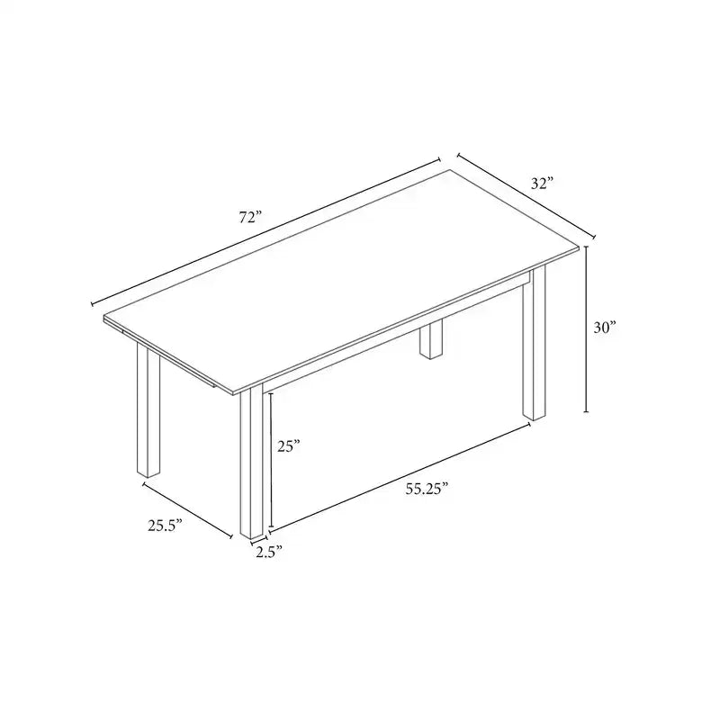 Plank Top Rectangular Wood Dining Table - Hearth & Hand with Magnolia