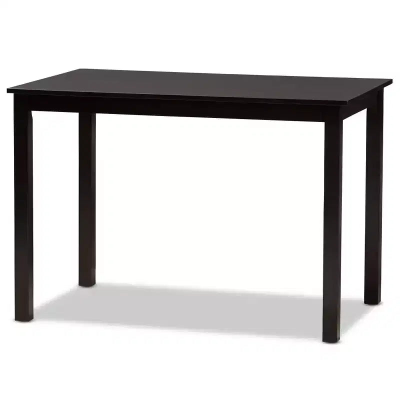 Tavolo da pranzo moderno in legno Baxton Studio Eveline 43 pollici