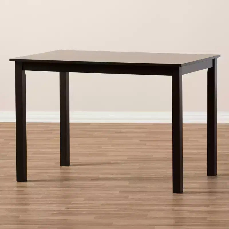 Tavolo da pranzo moderno in legno Baxton Studio Eveline 43 pollici