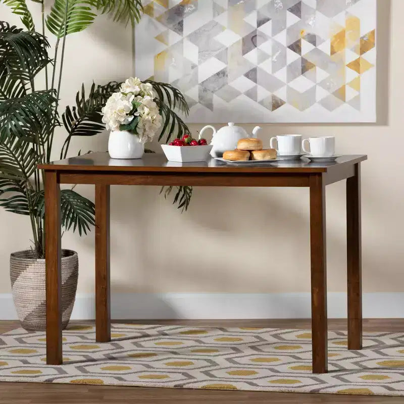 Baxton Studio Eveline Modern Wood 43-Inch Dining Table