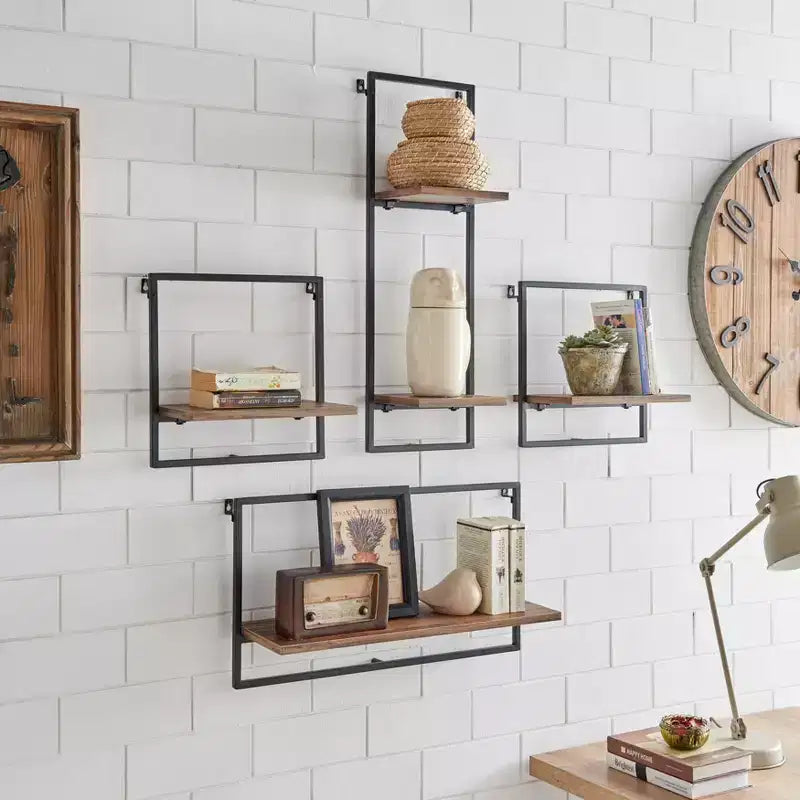 4pc Framed Wall Shelf Set - Danya B.