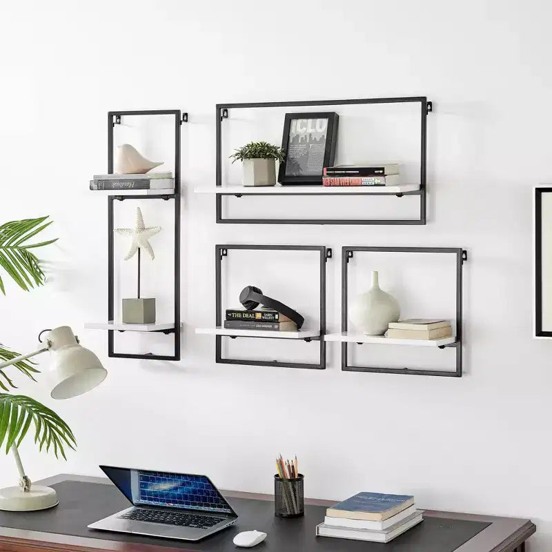 4pc Framed Wall Shelf Set - Danya B.