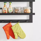 29 x 16 2-Tier Ledge Wall Shelf Organizer with Five Hanging Hooks - Danya B.