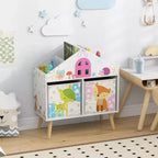 Costway Kids Dollhouse Bookshelf Toddler Book & Toy Storage Display Organizer Ideal Gift