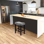 WestinTrends Upholstered Saddle Seat Barstool and Counter Stool