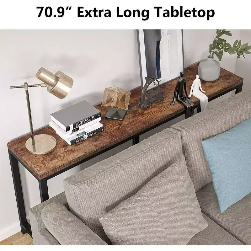 Tribesigns 70.9 Sofa Table, Narrow Entryway Table for Living Room
