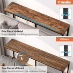 Tribesigns 70.9 Sofa Table, Narrow Entryway Table for Living Room