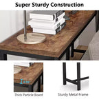 Tribesigns 70.9 Sofa Table, Narrow Entryway Table for Living Room