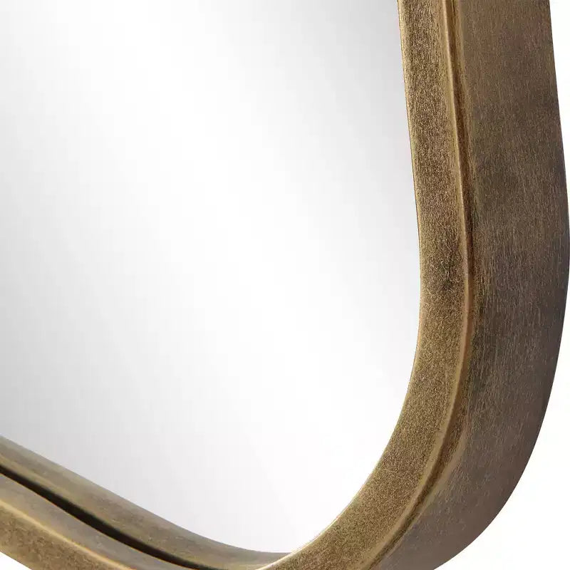 Specchio da parete Uttermost Pavia anticato oro 28 x 36 Curvy Vanity