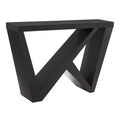 24/7 Shop At Home 48 Sunguard Modern Rectangular Console Table with Geometric Design