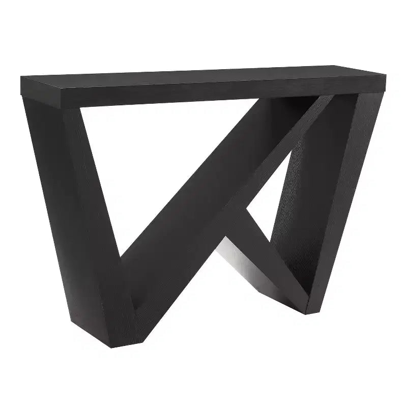 24/7 Shop At Home 48 Sunguard Modern Rectangular Console Table with Geometric Design