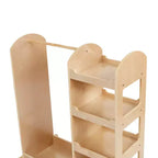 ECR4Kids Dress-Up Center with Mirror Costume Organizer, Montessori Furniture