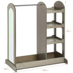 ECR4Kids Dress-Up Center with Mirror Costume Organizer, Montessori Furniture