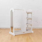 ECR4Kids Dress-Up Center with Mirror Costume Organizer, Montessori Furniture