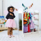 ECR4Kids Dress-Up Center with Mirror Costume Organizer, Montessori Furniture