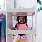 ECR4Kids Dress-Up Center with Mirror Costume Organizer, Montessori Furniture