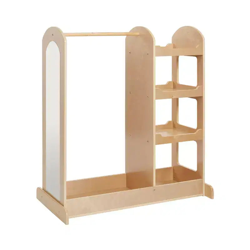 ECR4Kids Dress-Up Center with Mirror Costume Organizer, Montessori Furniture