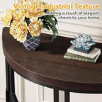 Tribesigns 43 Half Moon Console Table