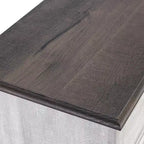 47" Wood Bar Cabinet with Brushed Nickel Knobs - Home Essentials