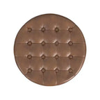 Pouf contenitore rotondo in similpelle - HomePop