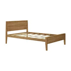 Max & Lily Letto matrimoniale con testiera, piattaforma letto in legno massello per bambini