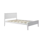 Max & Lily Letto matrimoniale con testiera, piattaforma letto in legno massello per bambini