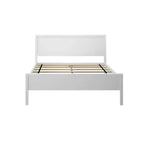 Max & Lily Letto matrimoniale con testiera, piattaforma letto in legno massello per bambini