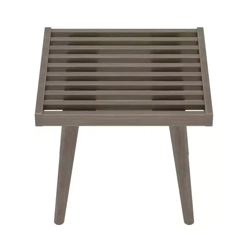 Max & Lily Entryway Bench, Wooden End of Bed Bench for Bedroom, Hallway, Porch, 19
