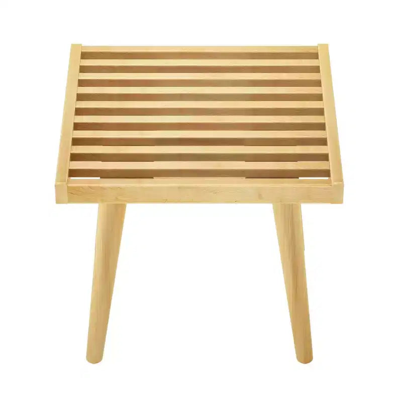 Max & Lily Entryway Bench, Wooden End of Bed Bench for Bedroom, Hallway, Porch, 19