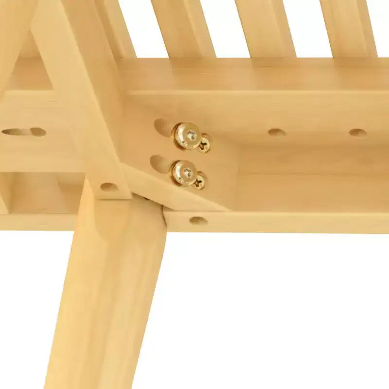 Max & Lily Entryway Bench, Wooden End of Bed Bench for Bedroom, Hallway, Porch, 19