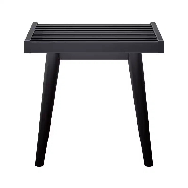 Max & Lily Entryway Bench, Wooden End of Bed Bench for Bedroom, Hallway, Porch, 19
