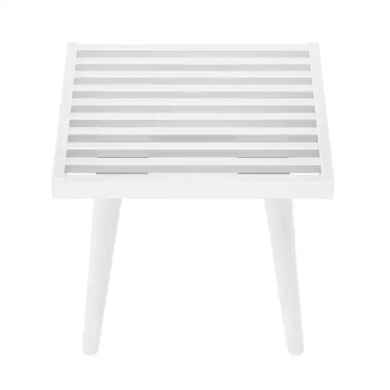 Max & Lily Entryway Bench, Wooden End of Bed Bench for Bedroom, Hallway, Porch, 19