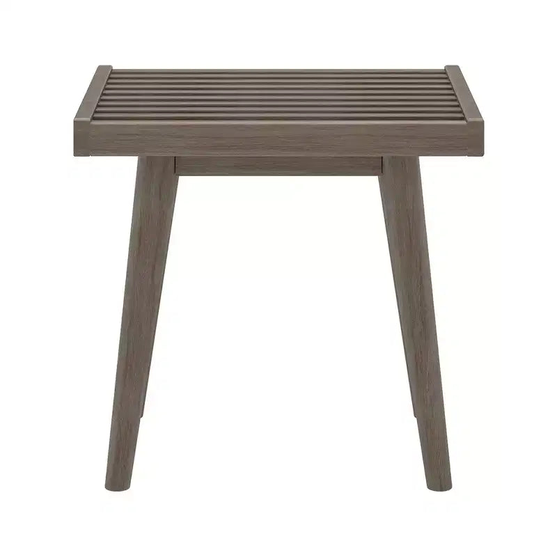 Max & Lily Entryway Bench, Wooden End of Bed Bench for Bedroom, Hallway, Porch, 19