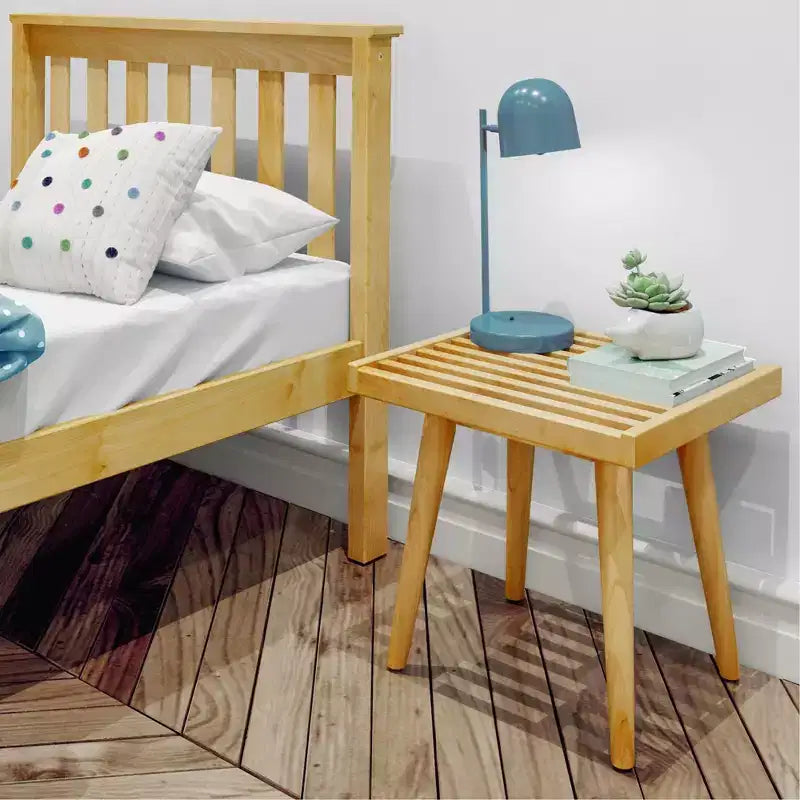 Max & Lily Entryway Bench, Wooden End of Bed Bench for Bedroom, Hallway, Porch, 19