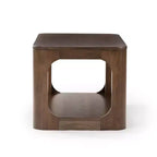 Plank+Beam Solid Wood 40 Modern Rectangular Coffee Table with Storage Shelf
