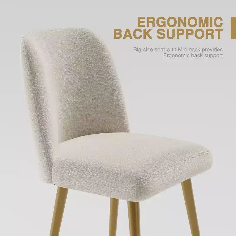 Dovelina Modern Dining Chair Upholstered Dining Chairs Set of 2