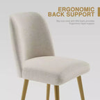 Dovelina Modern Dining Chair Upholstered Dining Chairs Set of 2