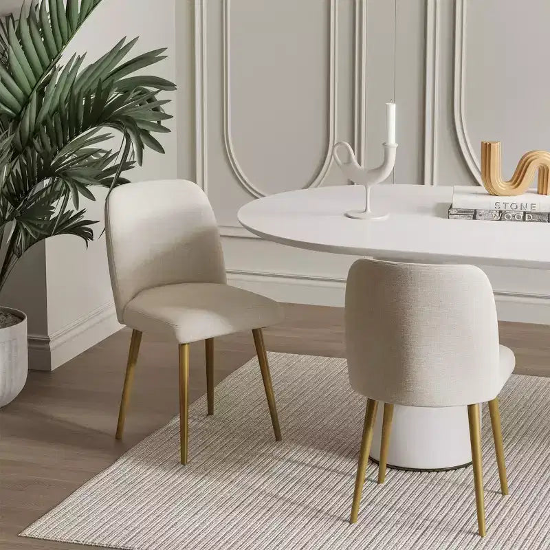 Dovelina Modern Dining Chair Upholstered Dining Chairs Set of 2