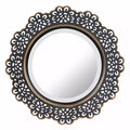 12.5 Decorative Floral Metal Lace Wall Mirror - Stonebriar Collection