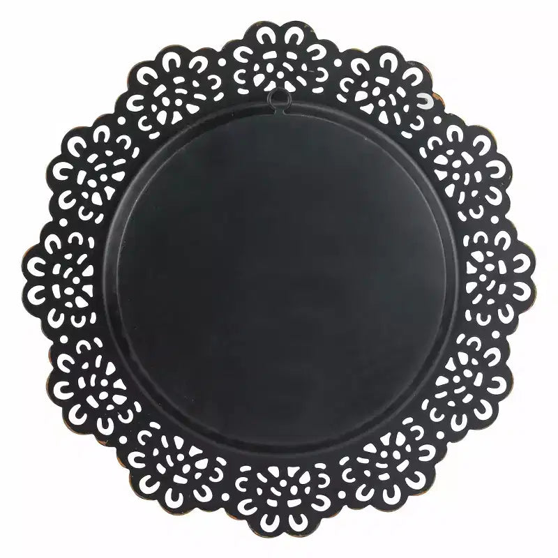 Specchio da parete decorativo in pizzo floreale in metallo da 12,5 - Collezione Stonebriar