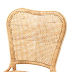 bali & pari Irene Modern Bohemian Natural Rattan Dining Chair