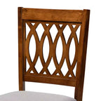 Baxton Studio Florencia Modern Fabric and Wood Dining Set