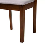 Baxton Studio Florencia Modern Fabric and Wood Dining Set