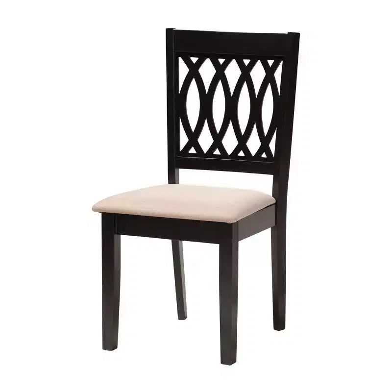 Baxton Studio Florencia Modern Fabric and Wood Dining Set